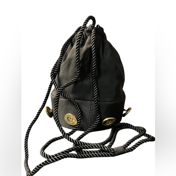 Rare Vintage Nylon Bucket Bag by Adrienne Vittadini NWT - Picture 3 of 12